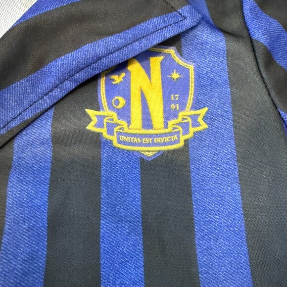 Rubies Wednesday Nevermore Academy Black & Blue Jacket Costume 10-12 - Picture 3 of 8